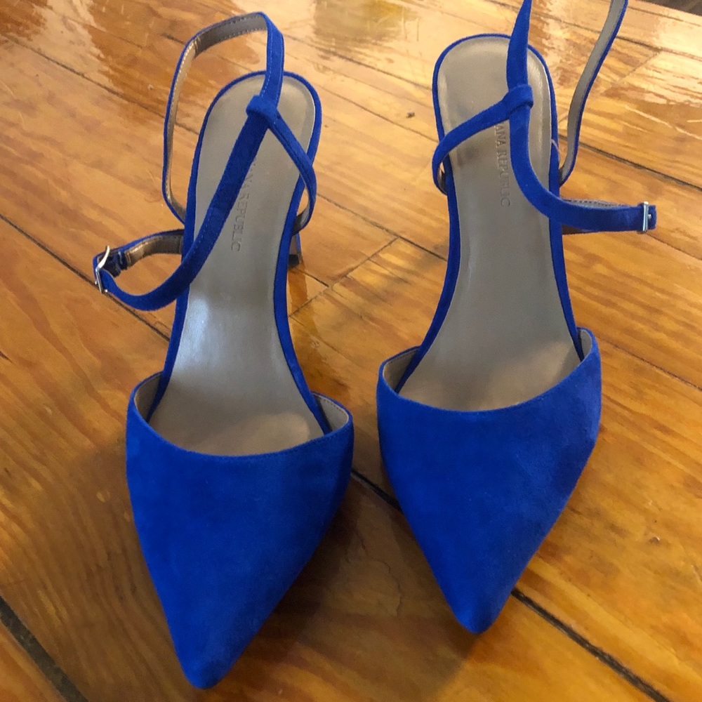 Cobalt Blue Suede Shoes